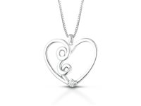 Collana PG Gioielli Donna Cuori in Oro bianco Diamante CIODESIRE/2 - CIODESIRE/2